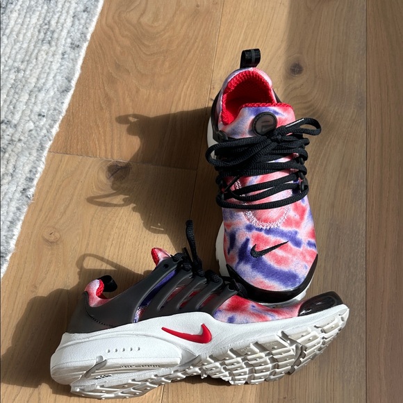 Nike Air Presto Sneakers - Red, Pink, and Black tye dye - Picture 1 of 7